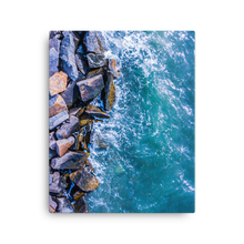 Load image into Gallery viewer, Boston Harbor Rocky Shore - Canvas