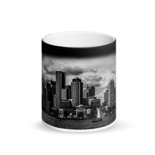 Load image into Gallery viewer, Boston Skyline - Matte Black Magic Mug