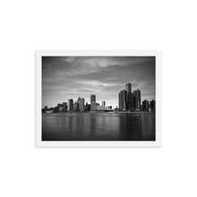 Load image into Gallery viewer, Detroit Skyline - Framed