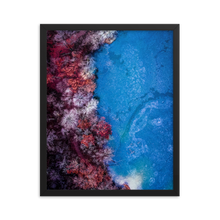 Load image into Gallery viewer, Fall Leaves Winter Ice - Framed