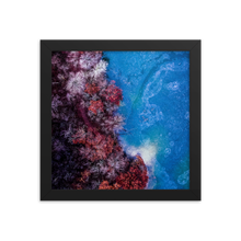 Load image into Gallery viewer, Fall Leaves Winter Ice - Framed