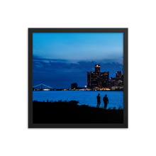 Load image into Gallery viewer, Watching the Detroit Sunset - Framed