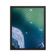 Load image into Gallery viewer, Boats in the Boston Harbor - Framed