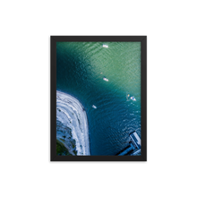 Load image into Gallery viewer, Boats in the Boston Harbor - Framed