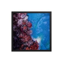 Load image into Gallery viewer, Fall Leaves Winter Ice - Framed
