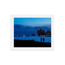 Load image into Gallery viewer, Watching the Detroit Sunset - Framed