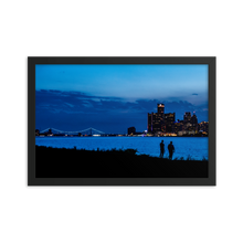 Load image into Gallery viewer, Watching the Detroit Sunset - Framed