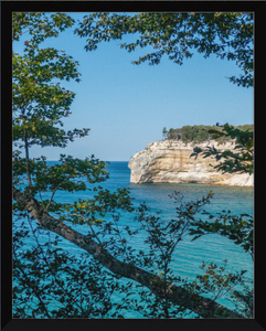 Pictured Rocks Cliff Framed
