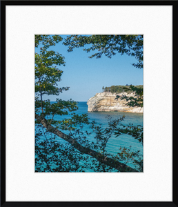 Pictured Rocks Cliff Framed