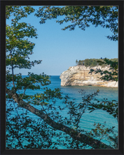 Load image into Gallery viewer, Pictured Rocks Cliff Framed