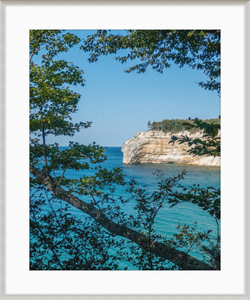 Pictured Rocks Cliff Framed