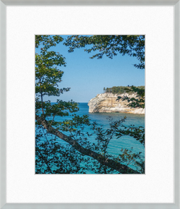 Pictured Rocks Cliff Framed