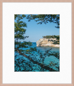 Pictured Rocks Cliff Framed