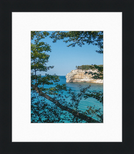 Pictured Rocks Cliff Framed