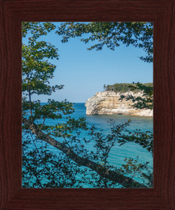 Pictured Rocks Cliff Framed