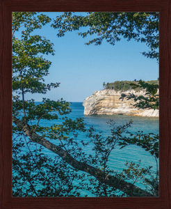 Pictured Rocks Cliff Framed