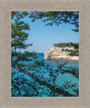 Load image into Gallery viewer, Pictured Rocks Cliff Framed
