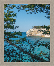 Load image into Gallery viewer, Pictured Rocks Cliff Framed
