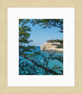 Pictured Rocks Cliff Framed