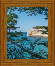 Load image into Gallery viewer, Pictured Rocks Cliff Framed
