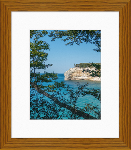Pictured Rocks Cliff Framed