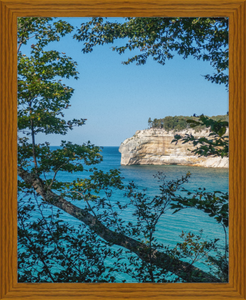Pictured Rocks Cliff Framed