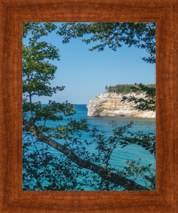 Pictured Rocks Cliff Framed