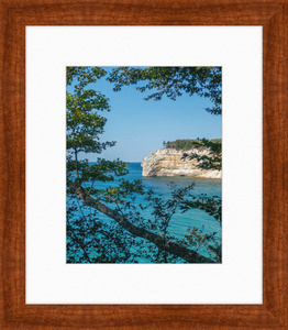 Pictured Rocks Cliff Framed