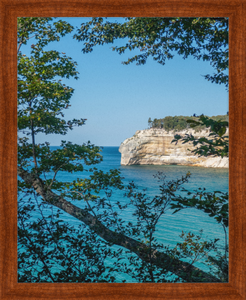 Pictured Rocks Cliff Framed