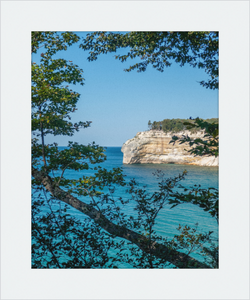 Pictured Rocks Cliff Framed