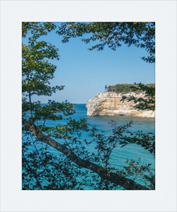 Pictured Rocks Cliff Framed
