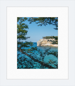 Pictured Rocks Cliff Framed