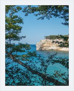 Pictured Rocks Cliff Framed