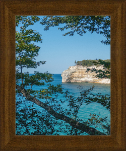 Pictured Rocks Cliff Framed