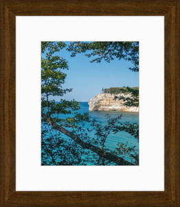Pictured Rocks Cliff Framed
