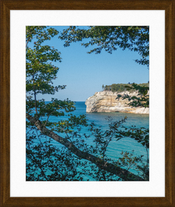 Pictured Rocks Cliff Framed