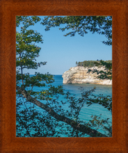 Load image into Gallery viewer, Pictured Rocks Cliff Framed