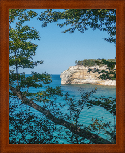 Pictured Rocks Cliff Framed