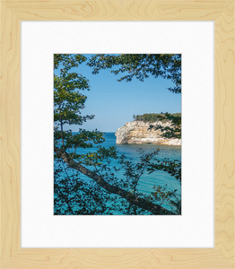 Pictured Rocks Cliff Framed