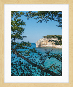 Pictured Rocks Cliff Framed