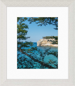 Pictured Rocks Cliff Framed