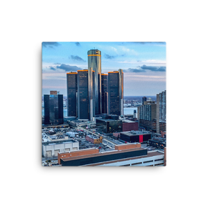 Detroit from Greektown - Canvas