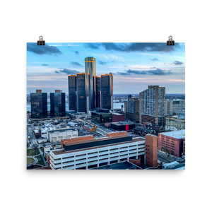 Detroit from Greektown - Print