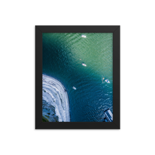 Load image into Gallery viewer, Boats in the Boston Harbor - Framed