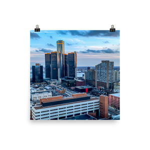 Detroit from Greektown - Print