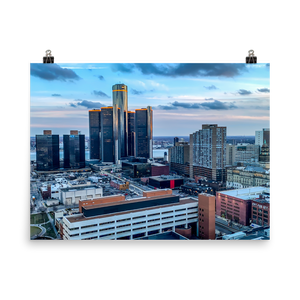 Detroit from Greektown - Print