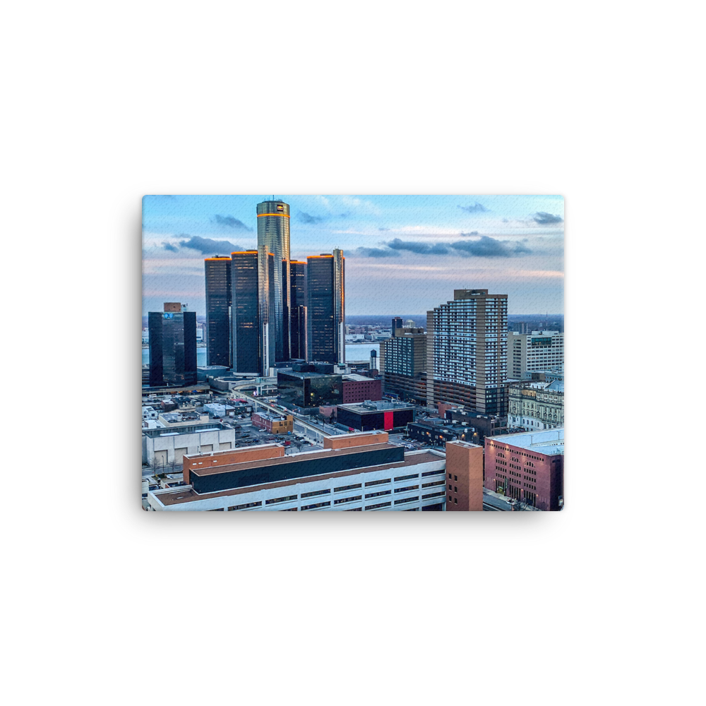 Detroit from Greektown - Canvas