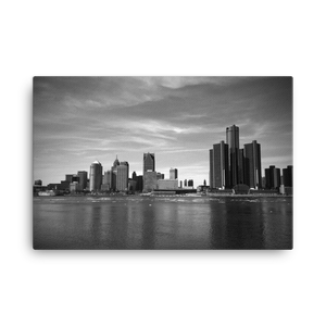 Detroit Skyline - Canvas