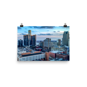 Detroit from Greektown - Print