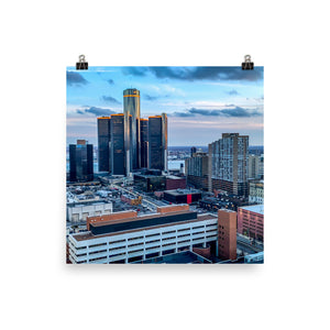 Detroit from Greektown - Print